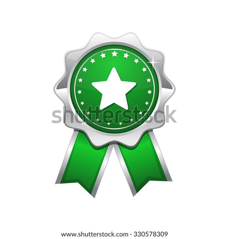 Star Green Vector Icon Design