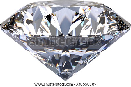 Large Clear Diamond Royalty-Free Stock Photo #330650789