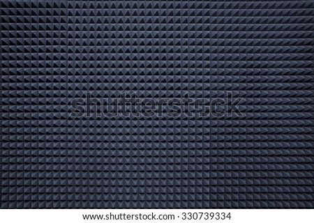 Background of studio sound dampening acoustical foam Royalty-Free Stock Photo #330739334