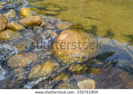 River rocks background