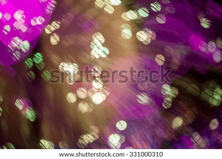 Christmas background with abstract colorful bokeh light