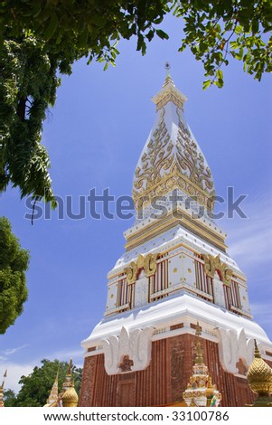 Famous pagoda in northeast of Thailand