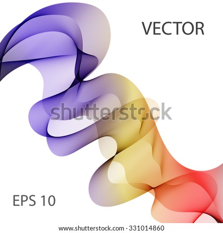 Curve vector color wave abstract background for banner