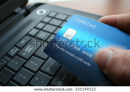 Online payment stock photo