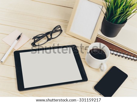 Digital tablet, desk top