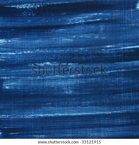 hand painted blue watercolor abstract witch scratch texture, self made