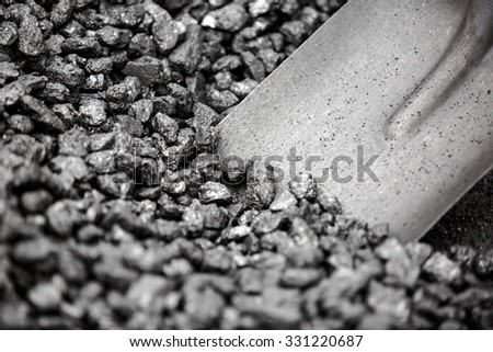 Coal mineral brown cube stone background