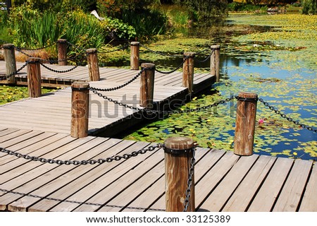 Dock on spring pond