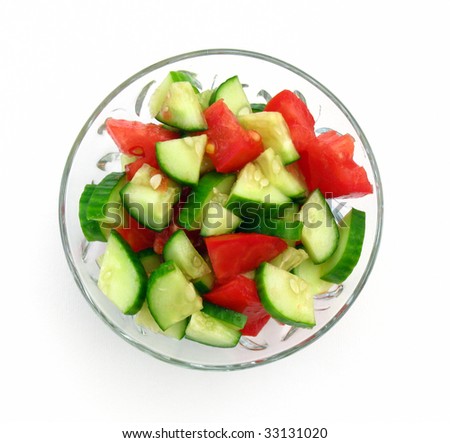 Simple salad Royalty-Free Stock Photo #33131020
