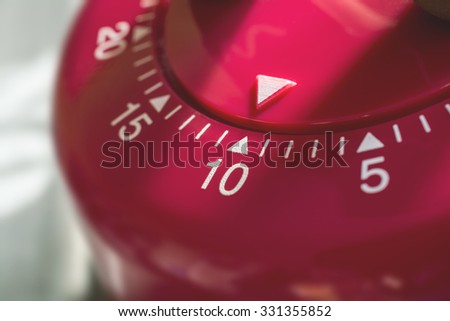 Macro Of A Kitchen Egg Timer - 10 Minutes Royalty-Free Stock Photo #331355852