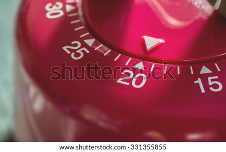Macro Of A Kitchen Egg Timer - 20 Minutes Royalty-Free Stock Photo #331355855