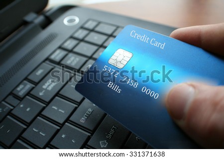 Online payment stock photo