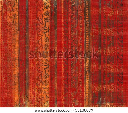 grungy wood carved ornate background