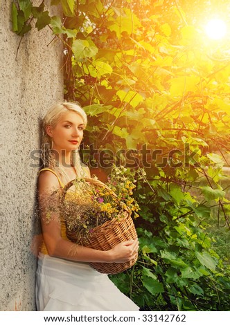 Beautiful woman outdoors