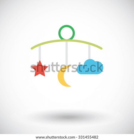 Bed carousel icon. Flat vector related icon for web and mobile applications. It can be used as - logo, pictogram, icon, infographic element. Vector Illustration. 
