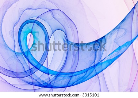 Colorful 3D rendered fractal design (abstract background)