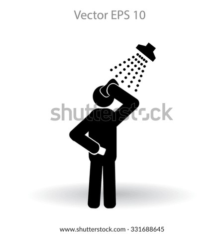 shower vector icon