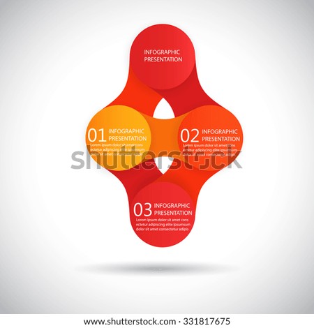 vector infographics metaball round diagram template for business presentations