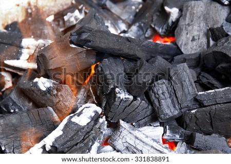 Coal barbecue