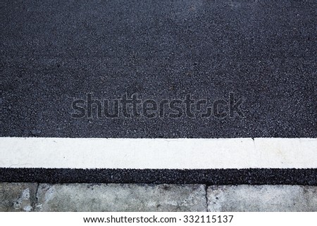white line on the road texture background