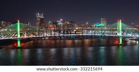 The newest bridge across Portland's famous riverfront