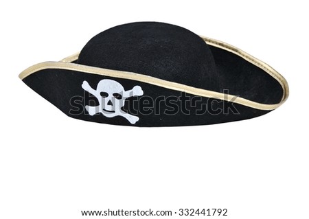pirate hat on white background
