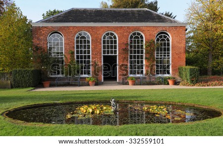 The Orangerie at Dunham Massey in Cheshire, England, UK Royalty-Free Stock Photo #332559101
