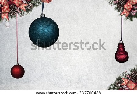 Holiday Christmas Sock Decoration Festive Tradition Stock Photo