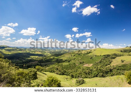 Rural scene of city of Tiradentes - Minas Gerais - Brazil Royalty-Free Stock Photo #332853131