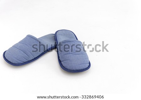 slippers isolated