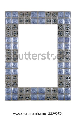 blue marble modern photo frame