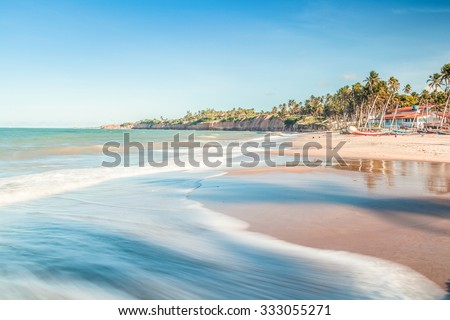 Brazilian coast, near of the city of Natal - RN - Brazil Royalty-Free Stock Photo #333055271