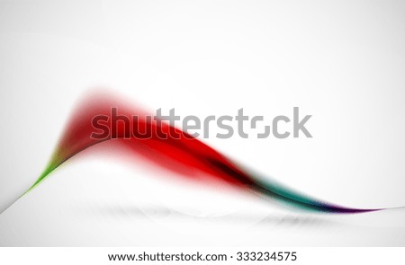 Wave abstract background. Business or hi-tech presentation template or advertising layout