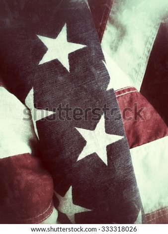American flag grunge