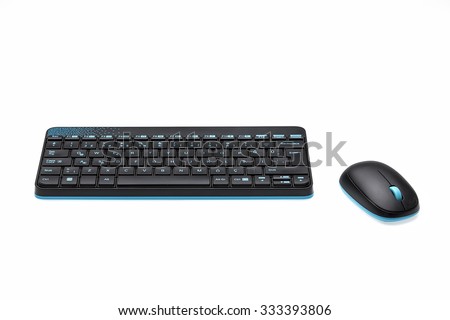 Keyboard and Mouse Royalty-Free Stock Photo #333393806