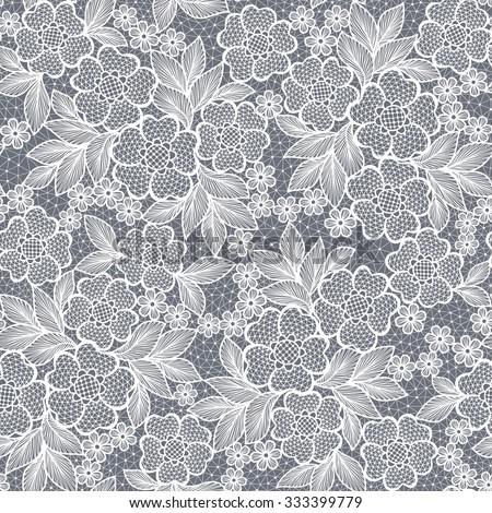 seamless  lace  floral   background 
