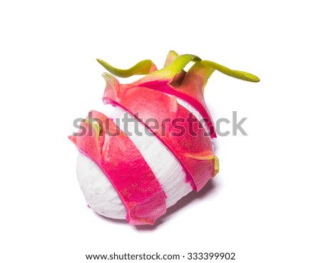 ripe pitaya without peel