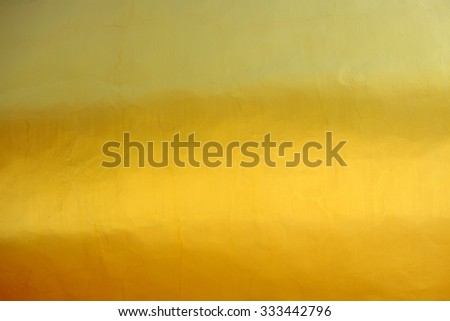 Golden background from Buddha statue  