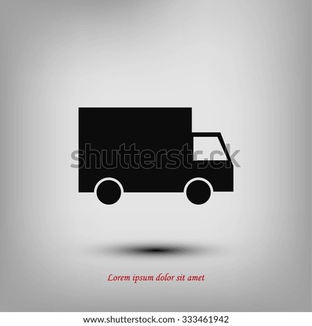 truck vector icon 