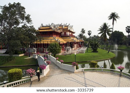 Bang Pa In Summer Palace for the Royal family Thailand