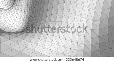 Abstract geometry. Triangle design background