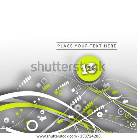 Abstract wave line background. vector illustration.