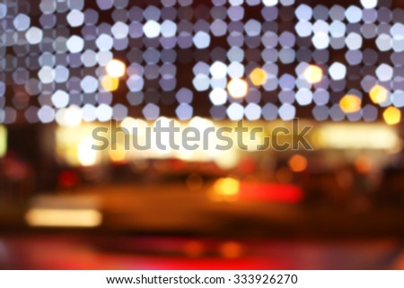 blurred colored highlights