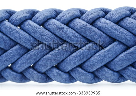 blue leather Knitted texture