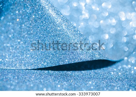 Blue glitter christmas abstract background defocused abstract blue christmas background