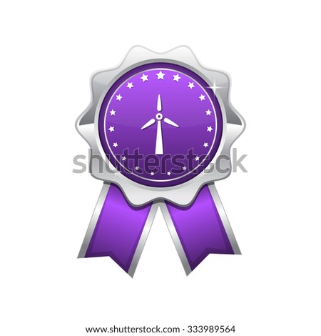 Windmil Violet Vector Icon Design