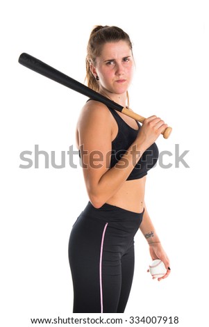 Woman playing sports