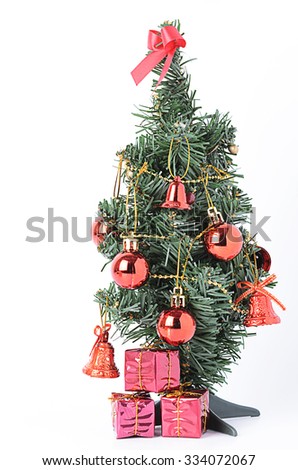 Christmas decoration Isolated on white backgrounds