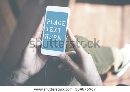 Smart Phone Using Online Messaging Connection Concept