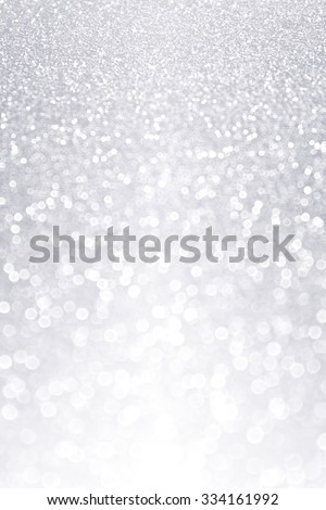 Abstract shiny elegant silver and white glitter sparkle background party invite